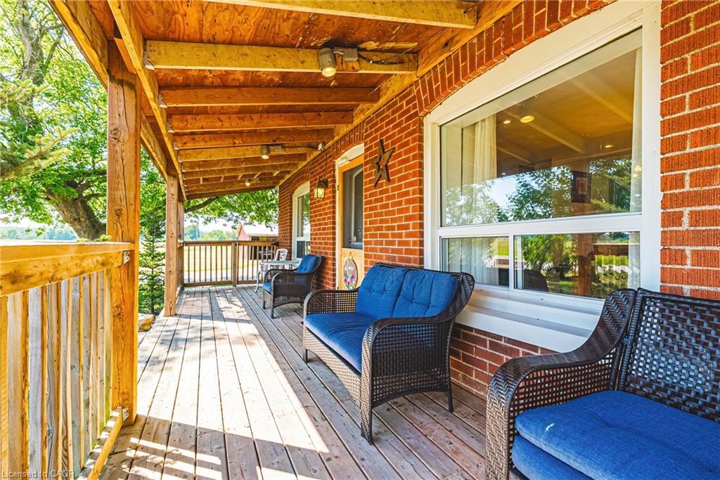 7721 Concession 5 Road, Caistor Centre, ON - Outdoor With Deck Patio Veranda With Exterior