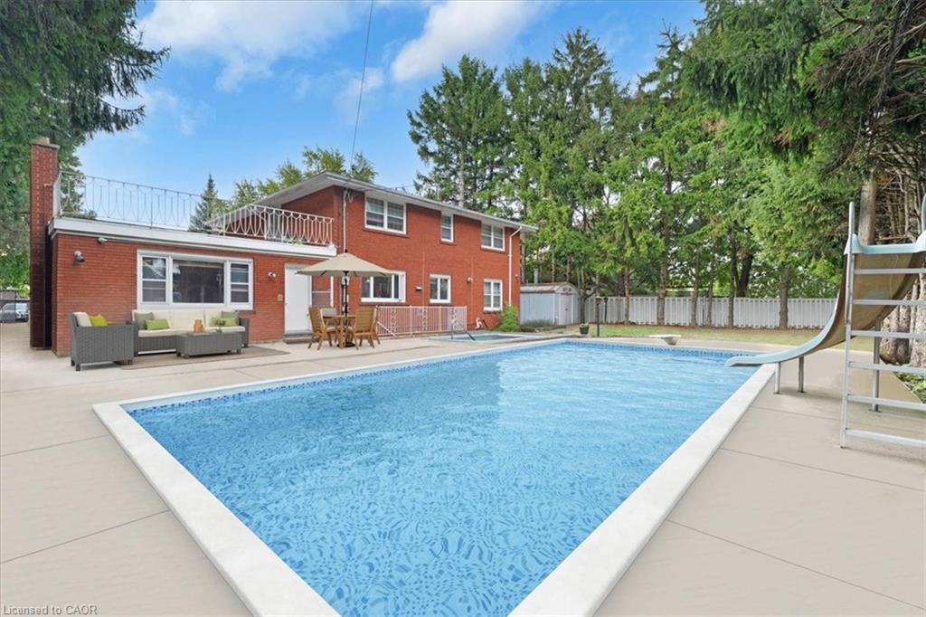 67 Elmhurst Drive, Hamilton, ON - Outdoor With In Ground Pool
