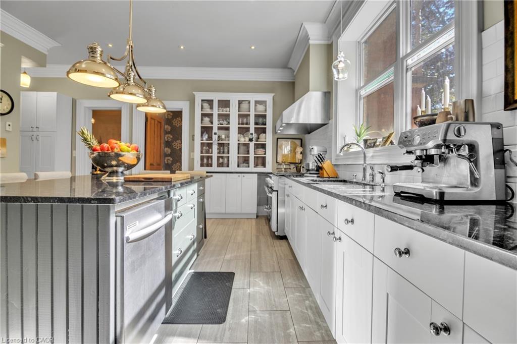 105 Vansittart Avenue, Woodstock, ON - Indoor Photo Showing Kitchen With Upgraded Kitchen