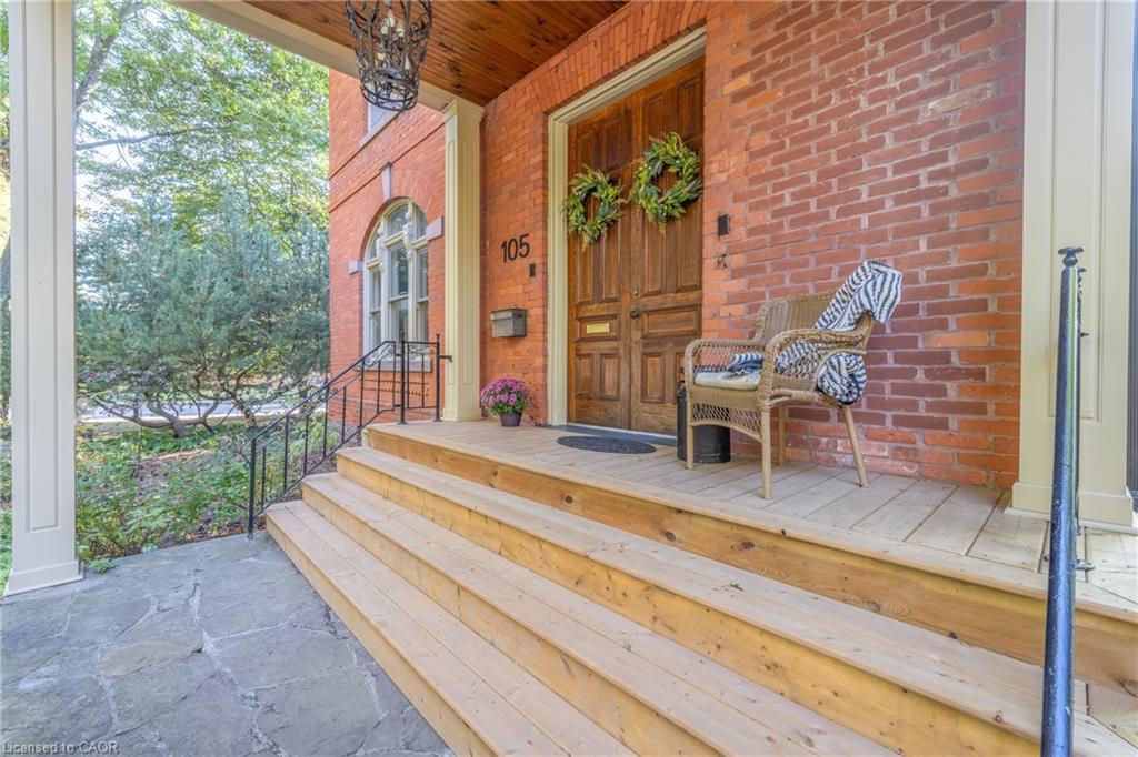 105 Vansittart Avenue, Woodstock, ON - Outdoor With Deck Patio Veranda With Exterior