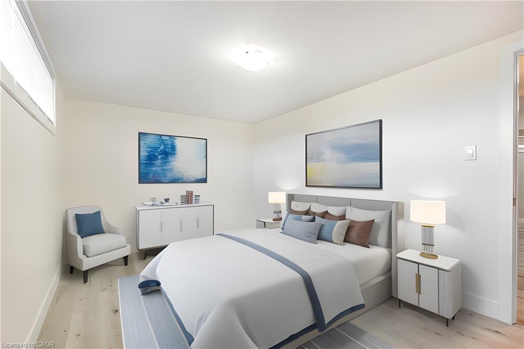 Lower-1 Isaac Court, Hamilton, ON - Indoor Photo Showing Bedroom