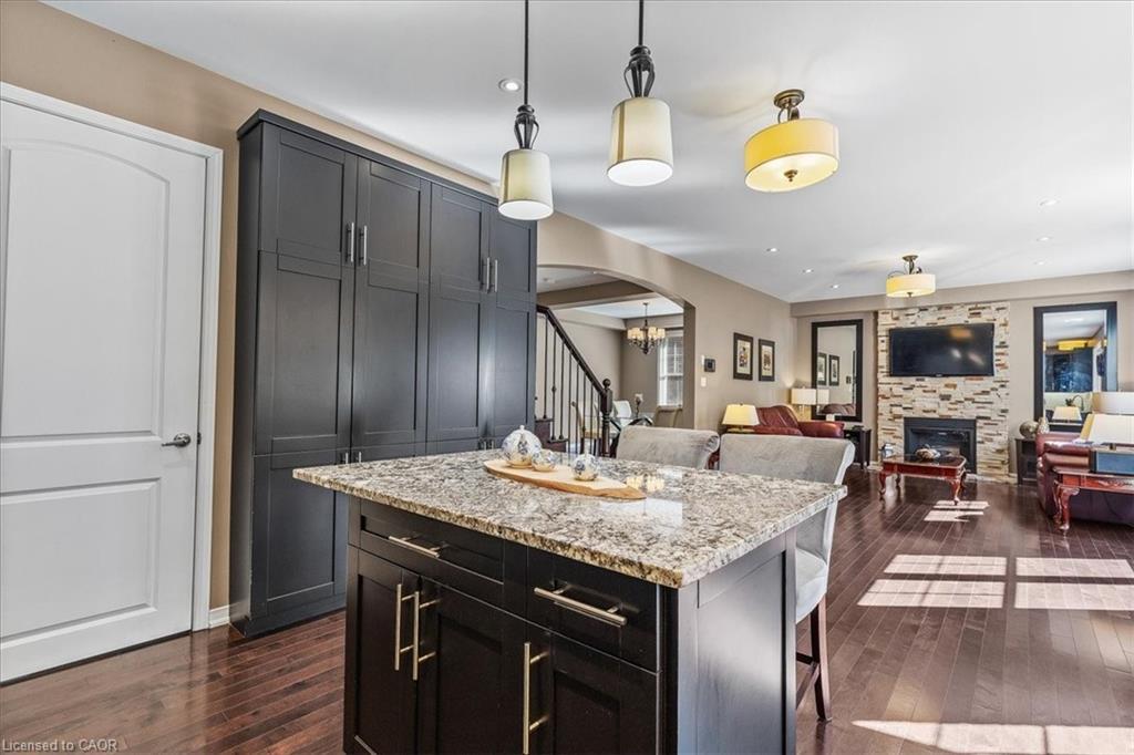 304 Falling Green Crescent, Kitchener, ON - Indoor Photo Showing Other Room With Fireplace