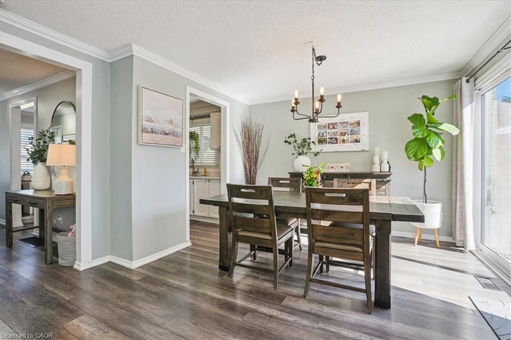 307 Highridge Avenue, Hamilton, ON - Indoor Photo Showing Dining Room