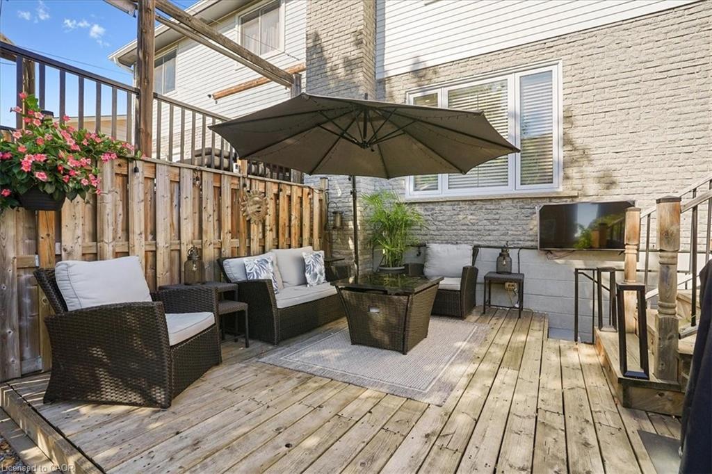 307 Highridge Avenue, Hamilton, ON - Outdoor With Deck Patio Veranda With Exterior
