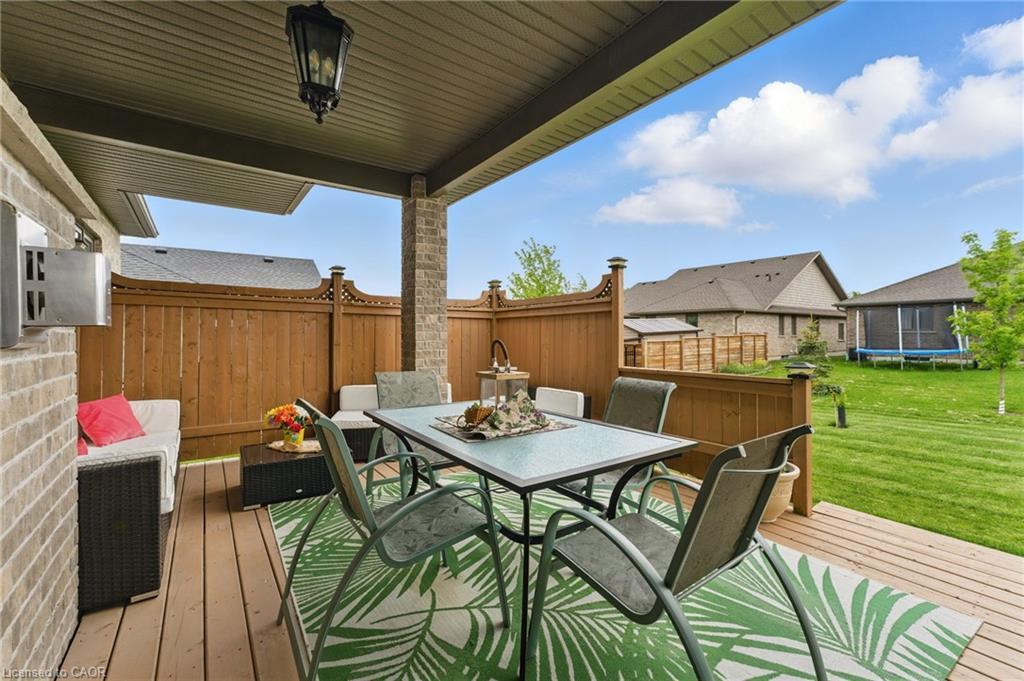 107 Forbes Crescent, Listowel, ON - Outdoor With Deck Patio Veranda With Exterior