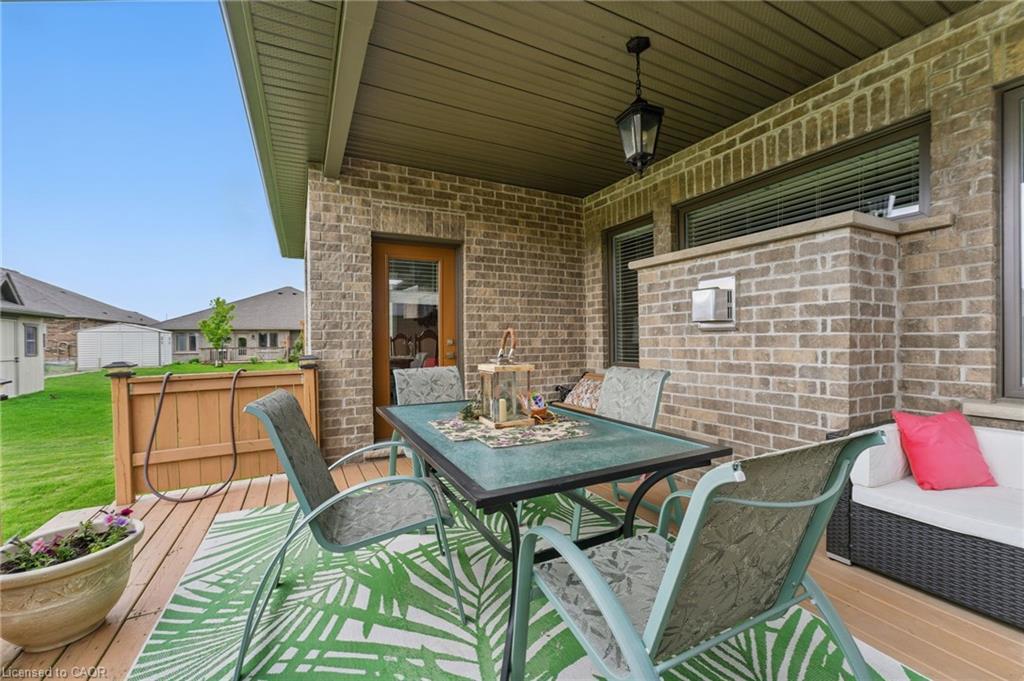 107 Forbes Crescent, Listowel, ON - Outdoor With Deck Patio Veranda With Exterior