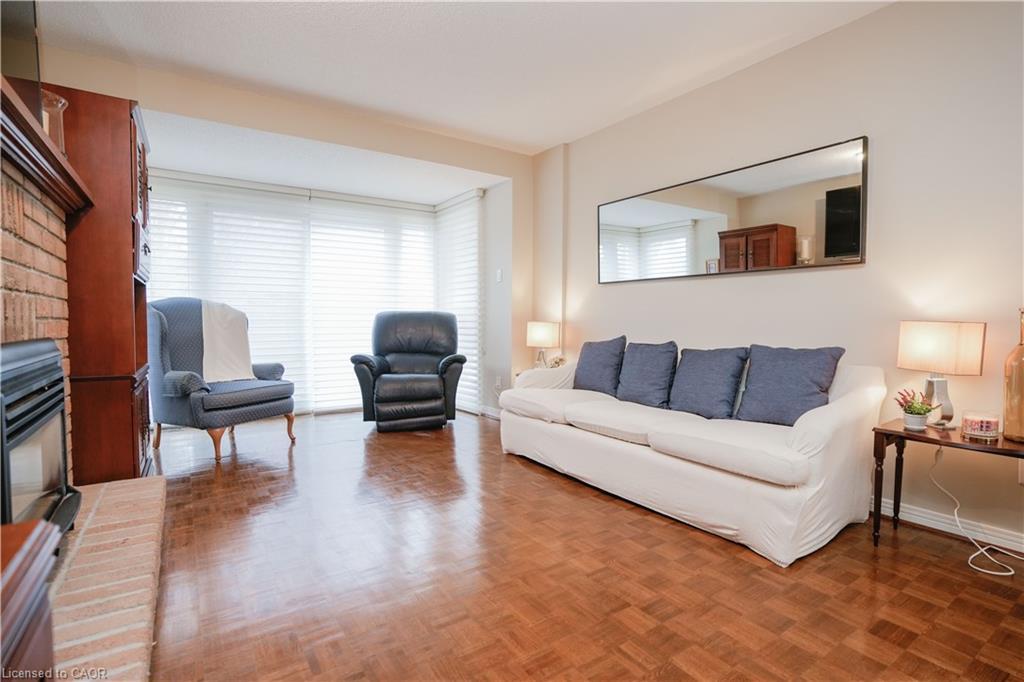9 Longwater Chase, Markham, ON - Indoor Photo Showing Living Room With Fireplace