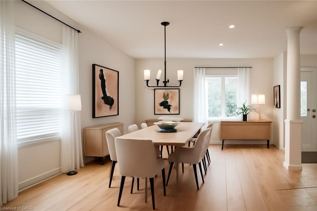 491 Pettit Trail, Milton, ON - Indoor Photo Showing Dining Room