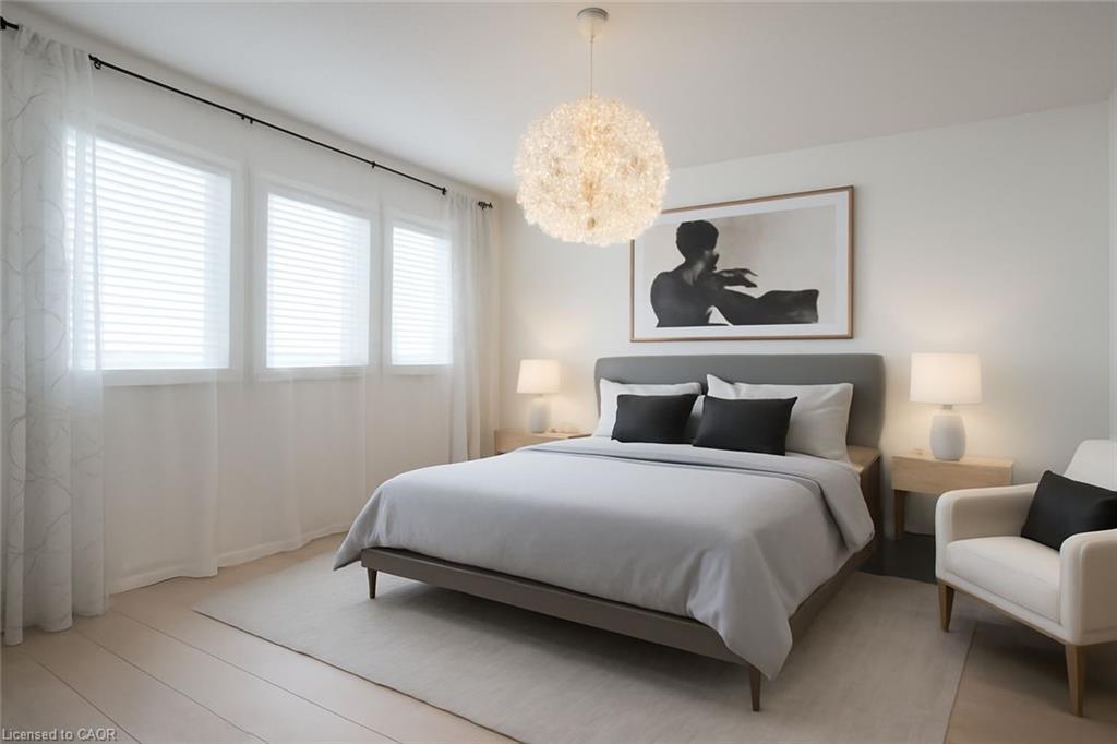 491 Pettit Trail, Milton, ON - Indoor Photo Showing Bedroom