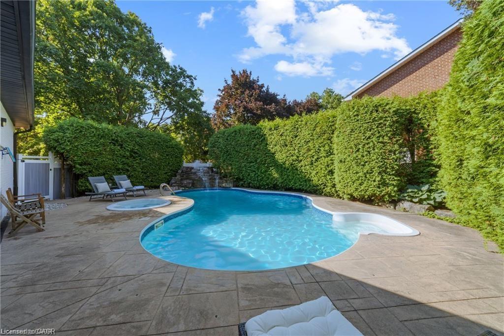 1857 Friar Tuck Court, Mississauga, ON - Outdoor With In Ground Pool With Deck Patio Veranda With Backyard