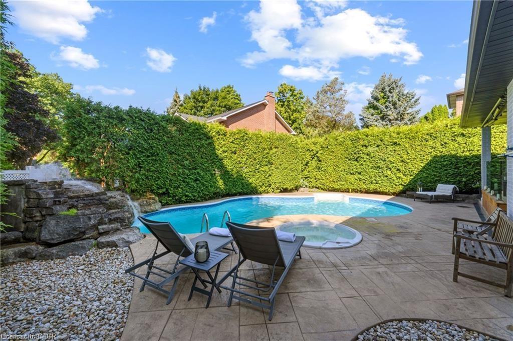 1857 Friar Tuck Court, Mississauga, ON - Outdoor With In Ground Pool With Deck Patio Veranda With Backyard