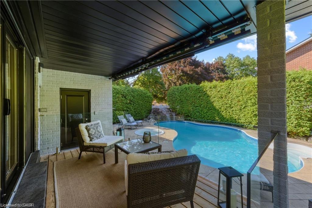 1857 Friar Tuck Court, Mississauga, ON - Outdoor With In Ground Pool With Deck Patio Veranda With Exterior