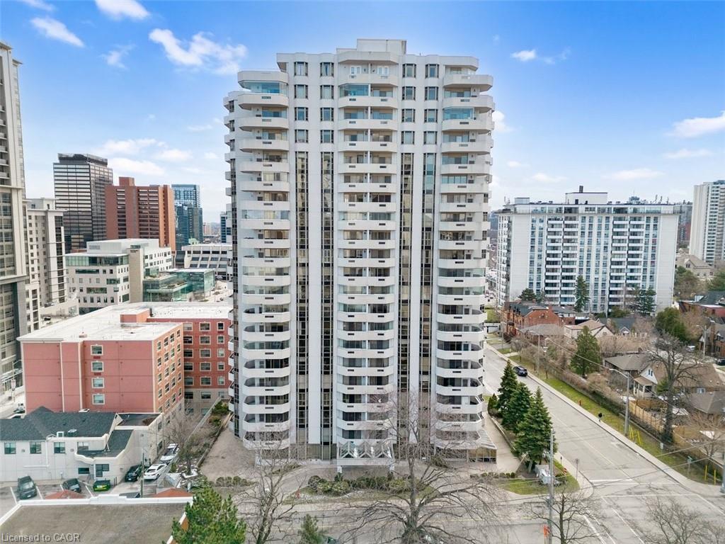 102-67 Caroline Street S, Hamilton, ON - Outdoor With Balcony With Facade