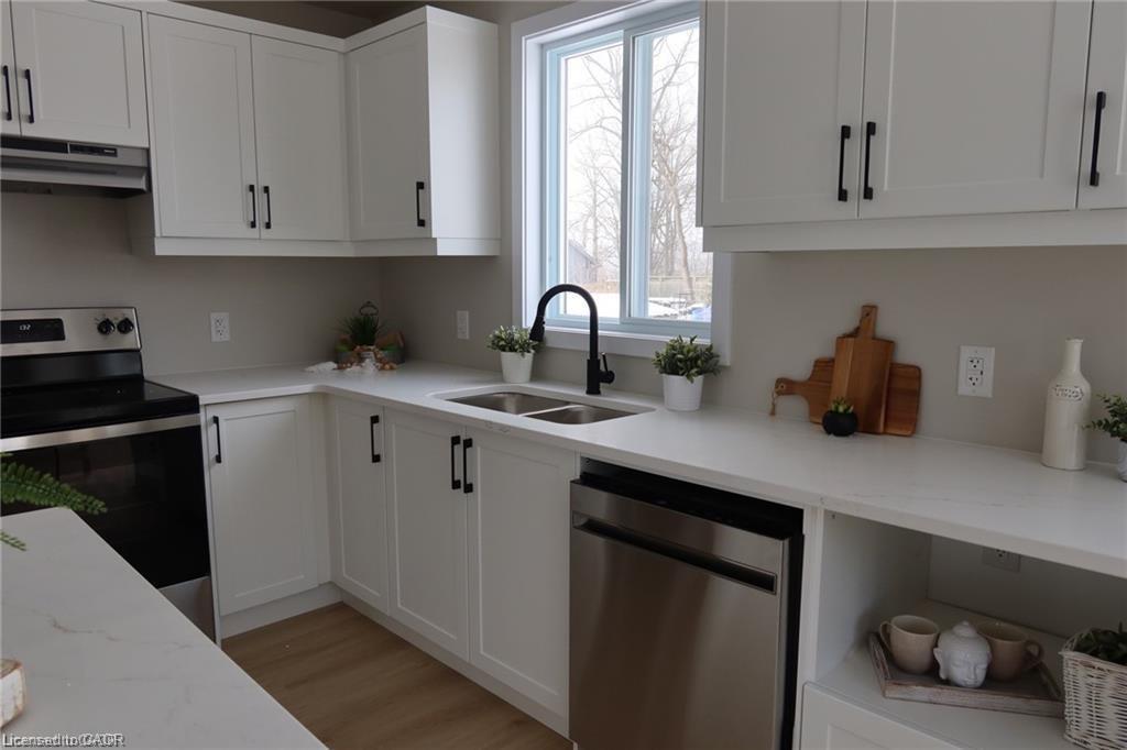 38 Albert Street, Cambridge, ON - Indoor Photo Showing Kitchen With Double Sink
