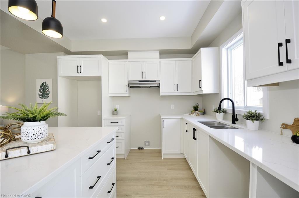 38 Albert Street, Cambridge, ON - Indoor Photo Showing Kitchen With Double Sink