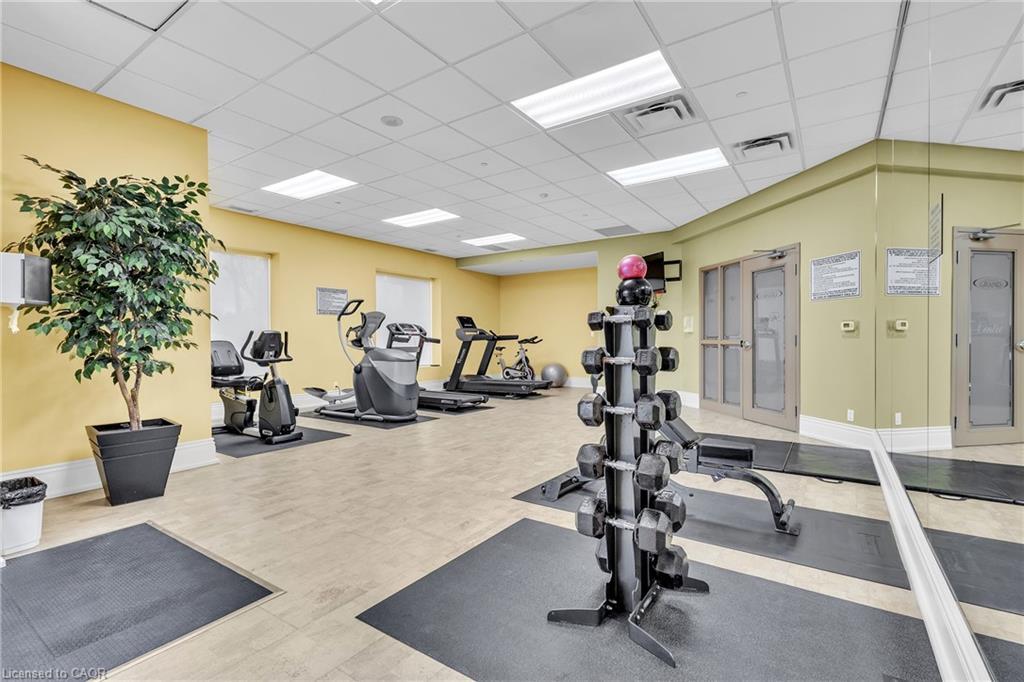502-223 Erb Street W, Waterloo, ON - Indoor Photo Showing Gym Room