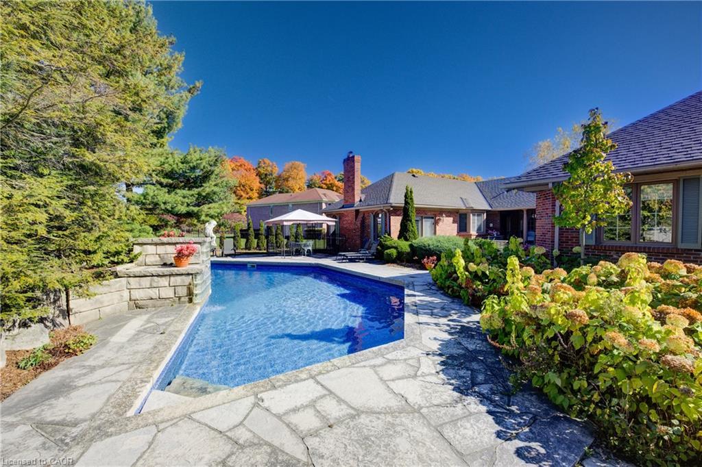 592 Manorwood Court, Waterloo, ON - Outdoor With In Ground Pool