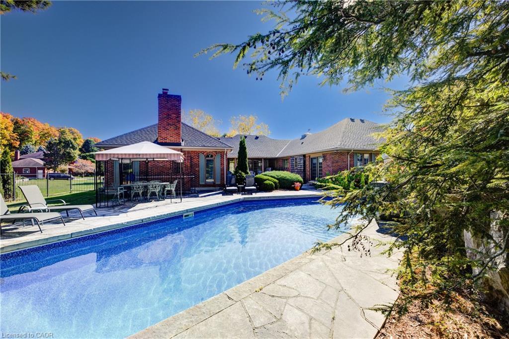 592 Manorwood Court, Waterloo, ON - Outdoor With In Ground Pool