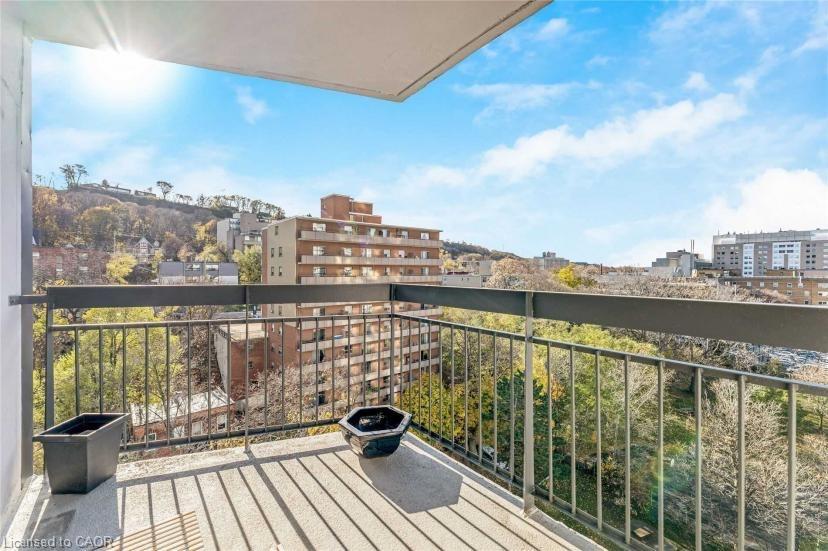 1208-150 Charlton Avenue E, Hamilton, ON - Outdoor With Balcony With View