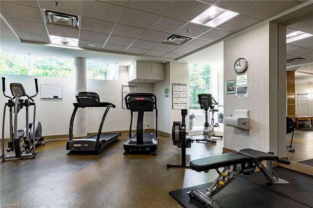 502-1055 Southdown Road, Mississauga, ON - Indoor Photo Showing Gym Room