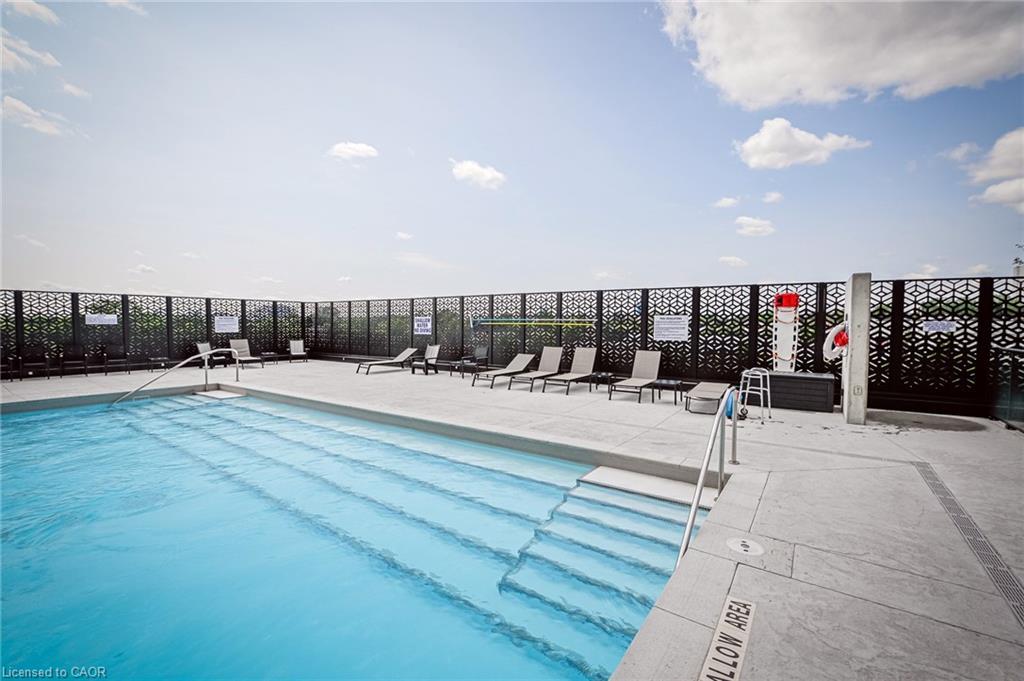 1501-108 Garment Street, Kitchener, ON - Outdoor With In Ground Pool