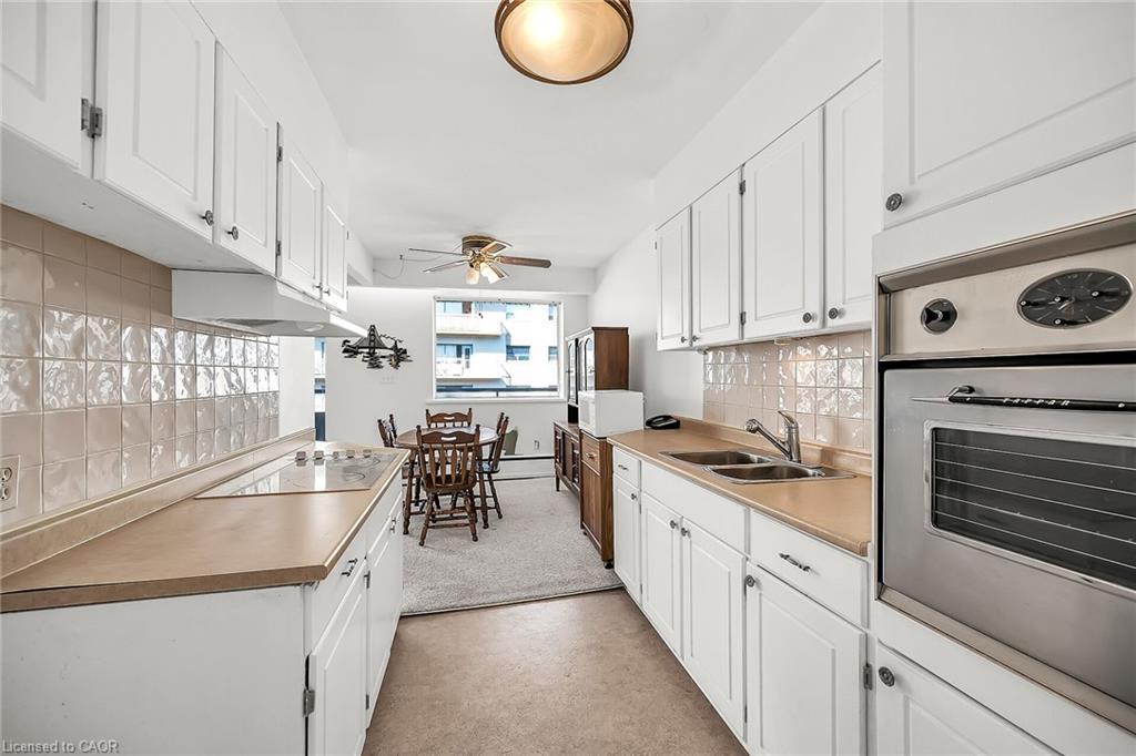 404-510 Queenston Road, Hamilton, ON - Indoor Photo Showing Kitchen With Double Sink
