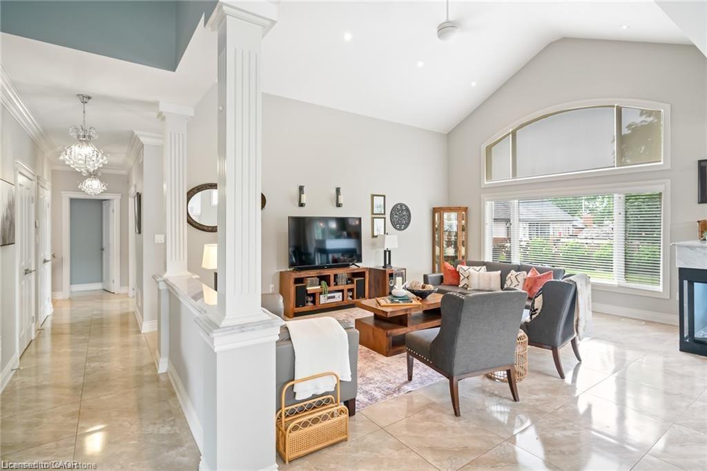 48 Casablanca Boulevard S, Grimsby, ON - Indoor With Fireplace