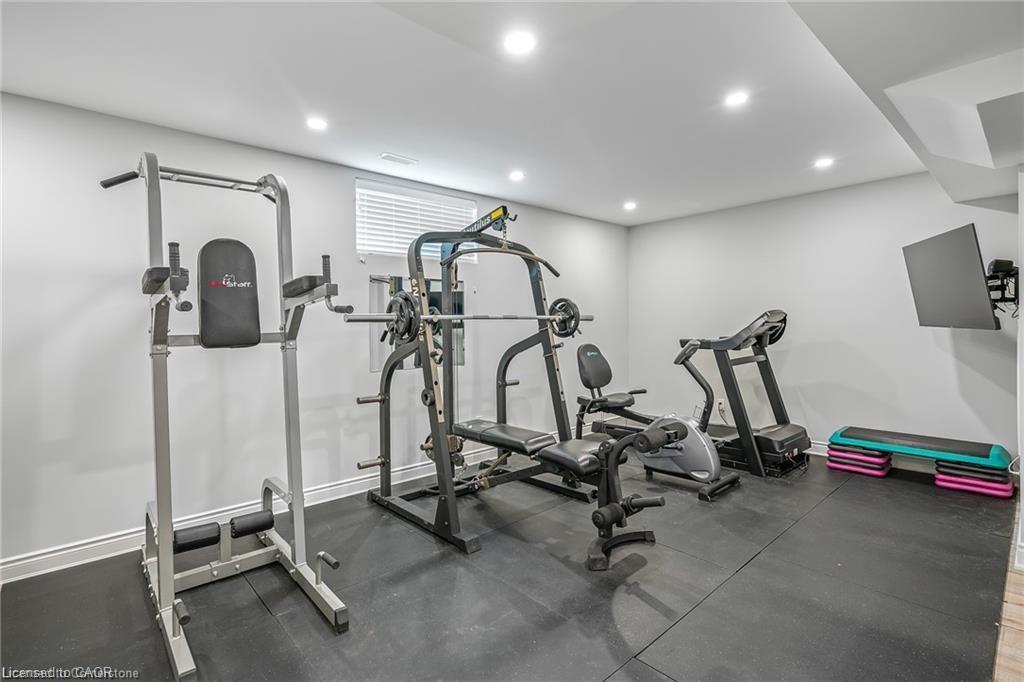 48 Casablanca Boulevard S, Grimsby, ON - Indoor Photo Showing Gym Room
