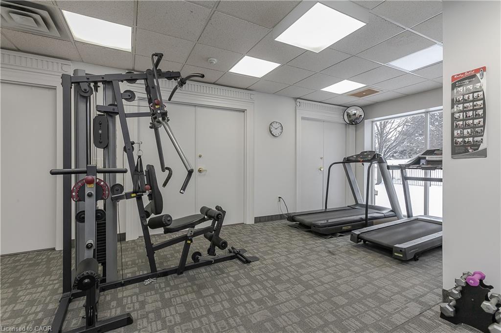 401-2075 Amherst Heights Drive, Burlington, ON - Indoor Photo Showing Gym Room