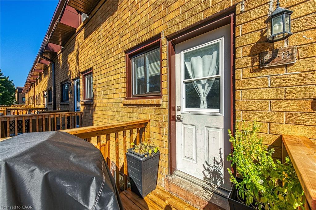 F8-500 Stone Church Road W, Hamilton, ON - Outdoor With Deck Patio Veranda With Exterior