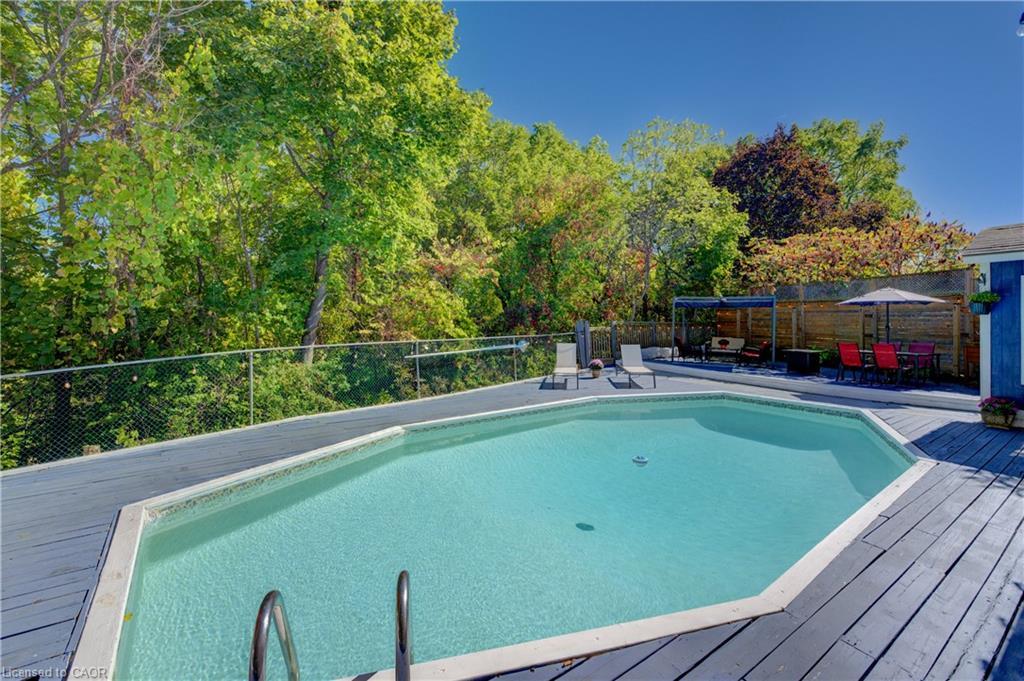 26 Esther Avenue, Cambridge, ON - Outdoor With In Ground Pool With Backyard