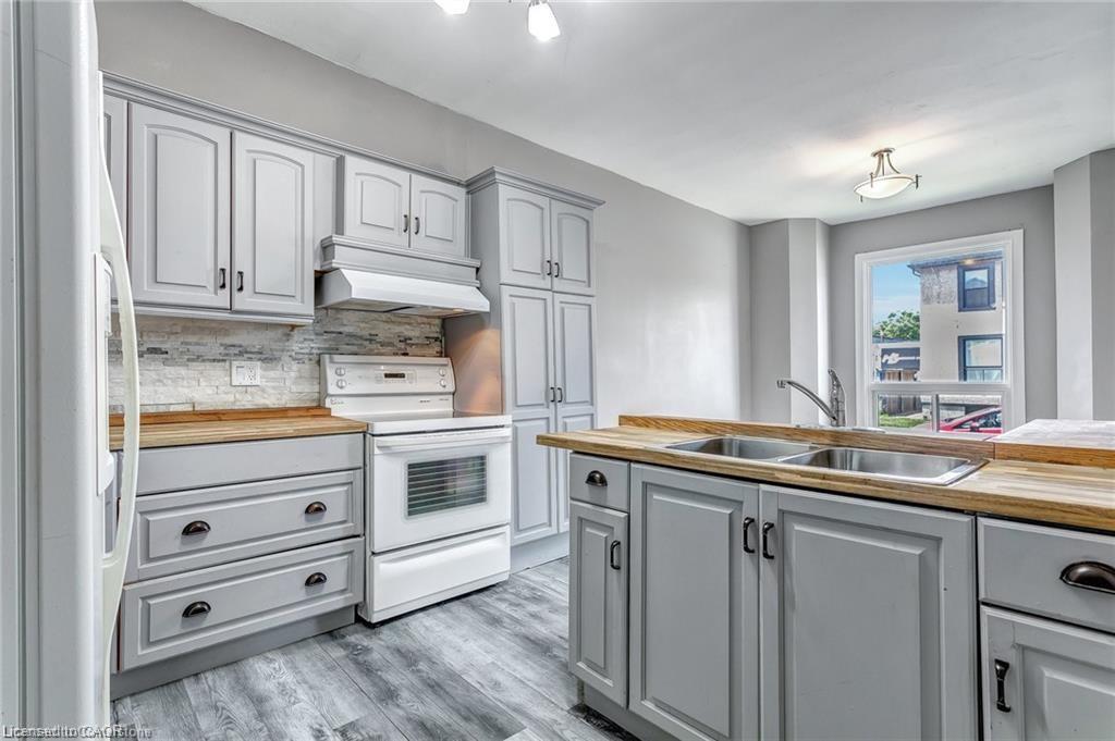 26 Madison Avenue, Hamilton, ON - Indoor Photo Showing Kitchen With Double Sink