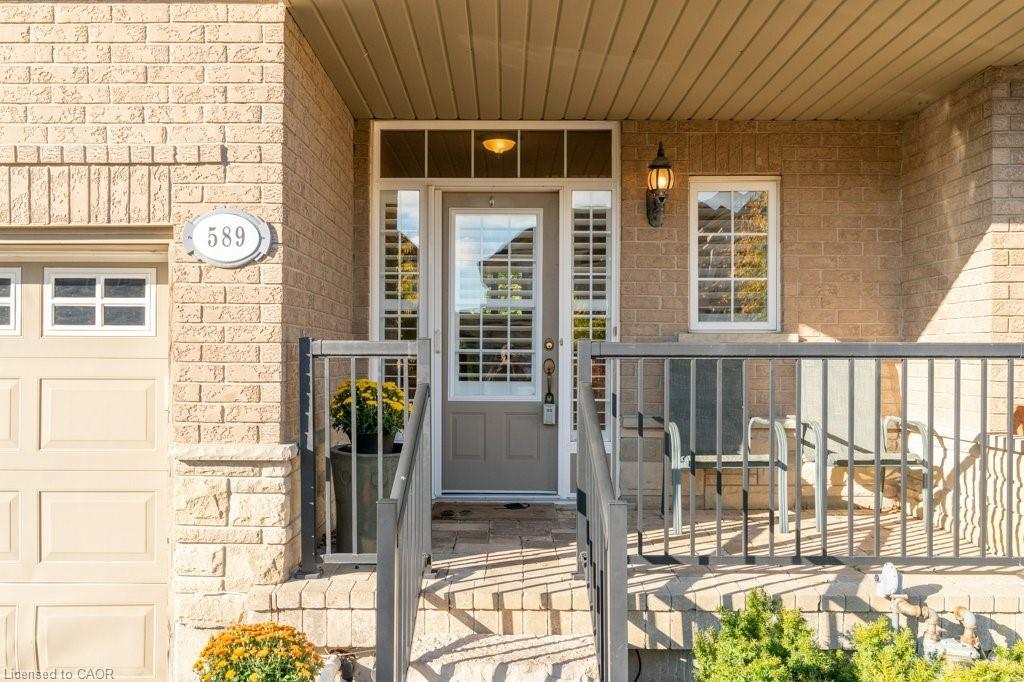 589 Winterburg Walk, Waterloo, ON - Outdoor With Deck Patio Veranda