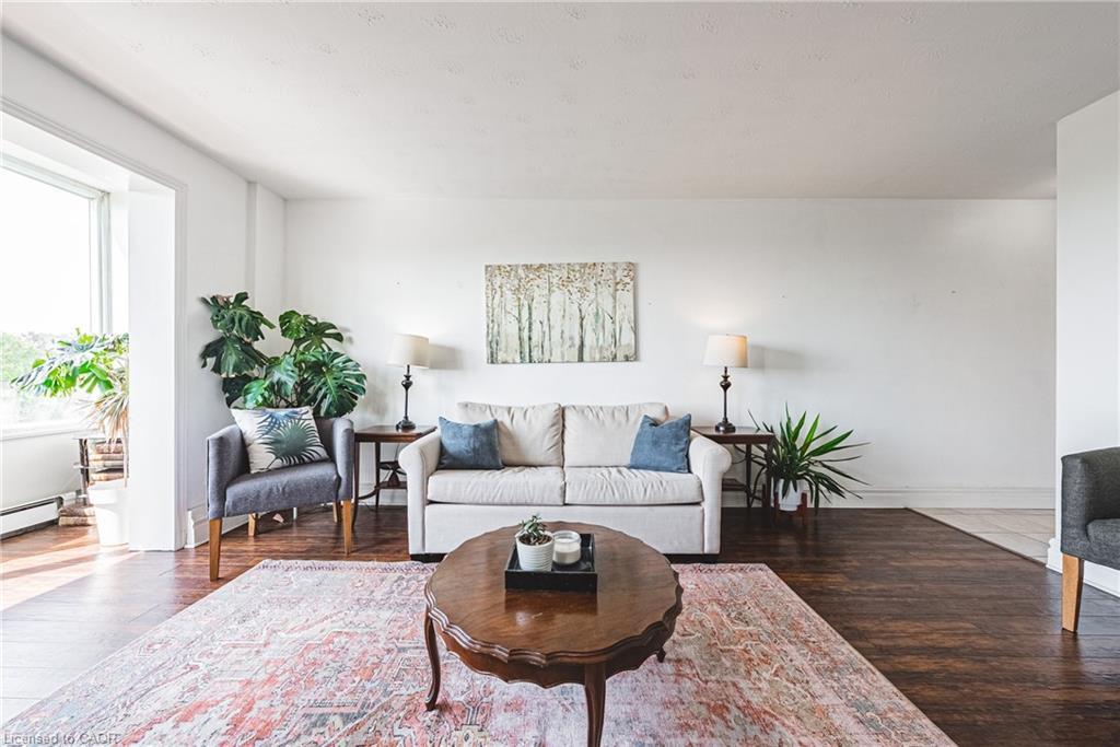 606-101 Queen Street S, Hamilton, ON - Indoor Photo Showing Living Room