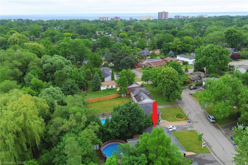 405 Erindale Drive, Burlington, ON - Outdoor With View