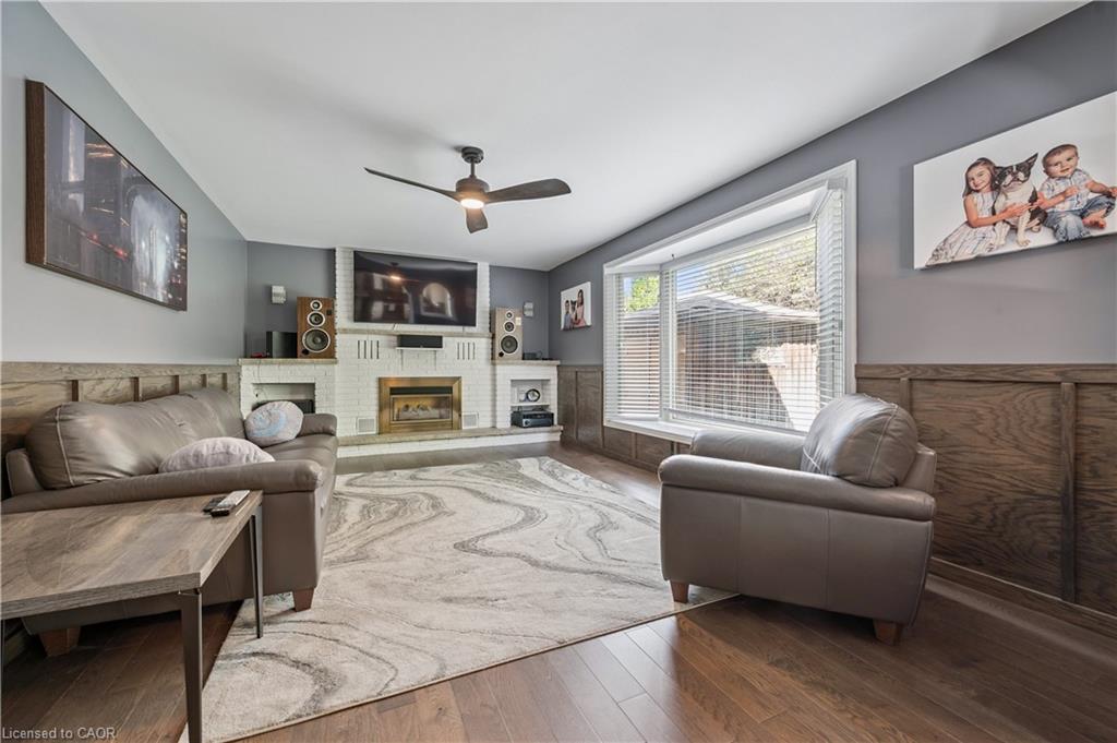 236 Ironwood Road, Guelph, ON - Indoor Photo Showing Living Room With Fireplace