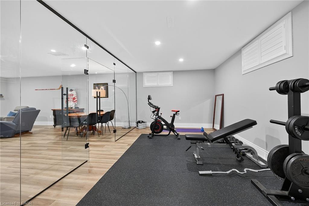 248 Cloverleaf Drive, Ancaster, ON - Indoor Photo Showing Gym Room