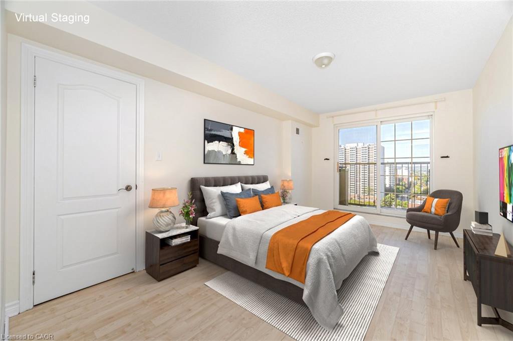 1605-135 James Street S, Hamilton, ON - Indoor Photo Showing Bedroom