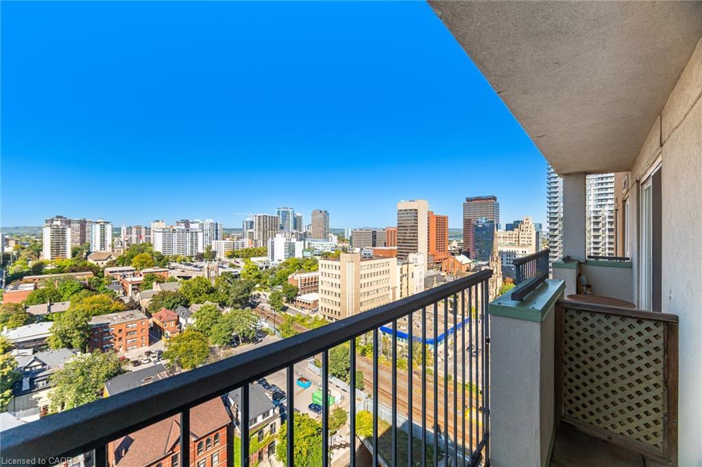 1605-135 James Street S, Hamilton, ON - Outdoor With Balcony