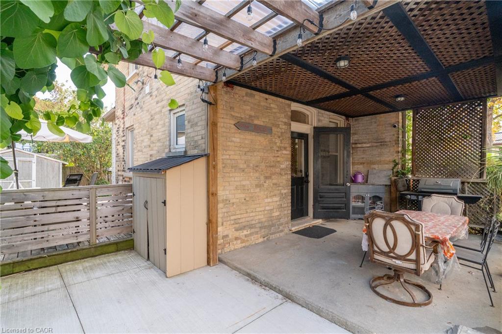 210 Lancaster Street E, Kitchener, ON - Outdoor With Deck Patio Veranda With Exterior