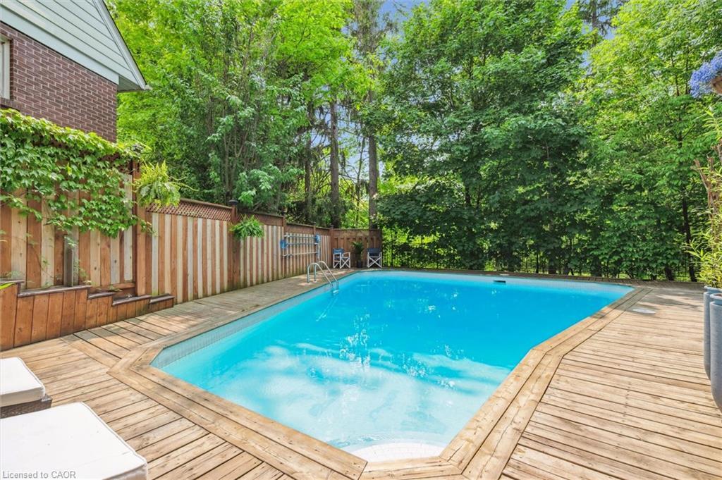 179 Shanley Terrace, Oakville, ON - Outdoor With In Ground Pool With Deck Patio Veranda With Backyard