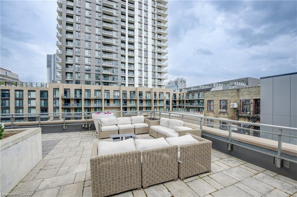 703-85 Duke Street W, Kitchener, ON - Outdoor With Balcony With Facade