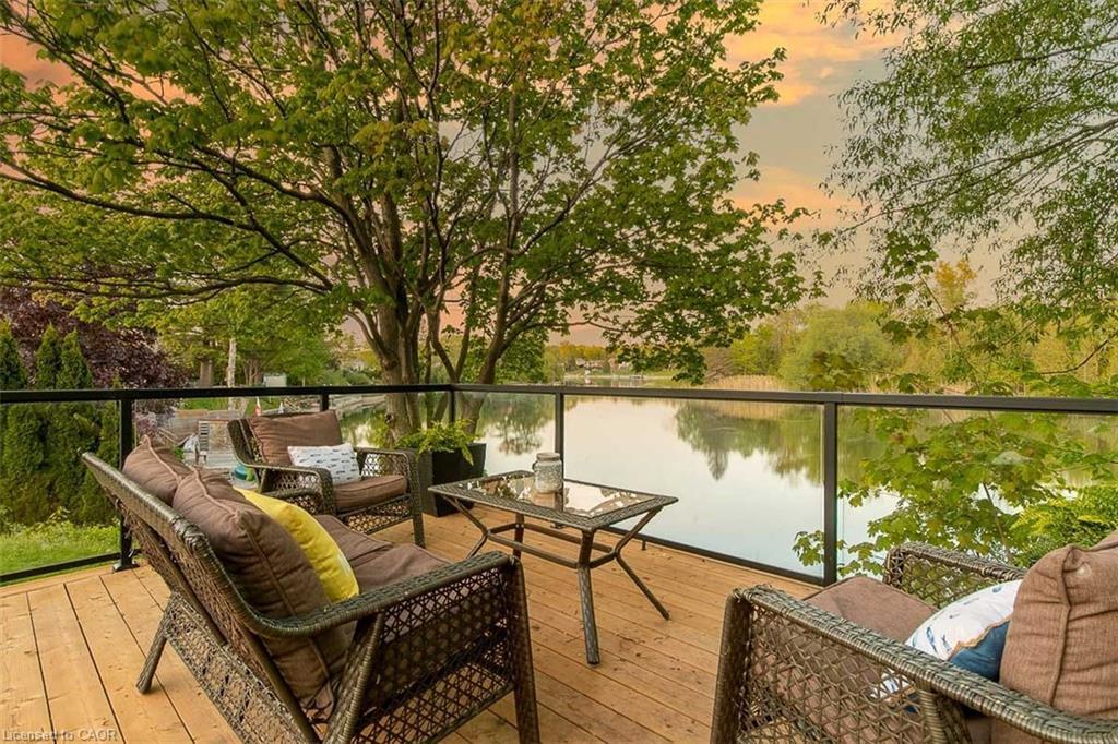 1359 Mosley Street, Wasaga Beach, ON - Outdoor With Body Of Water With Deck Patio Veranda