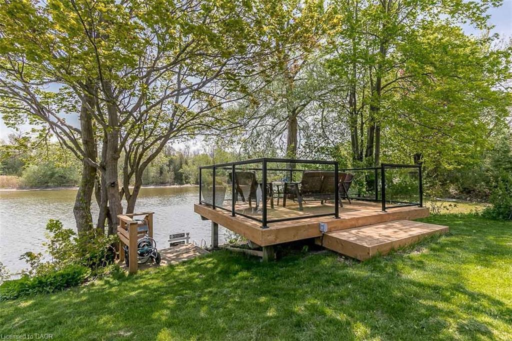 1359 Mosley Street, Wasaga Beach, ON - Outdoor With Body Of Water With Deck Patio Veranda