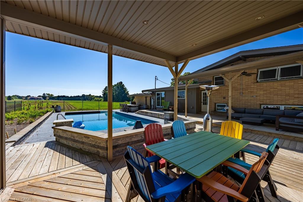 1750 Turkey Point Road, Simcoe, ON - Outdoor With Deck Patio Veranda With Exterior