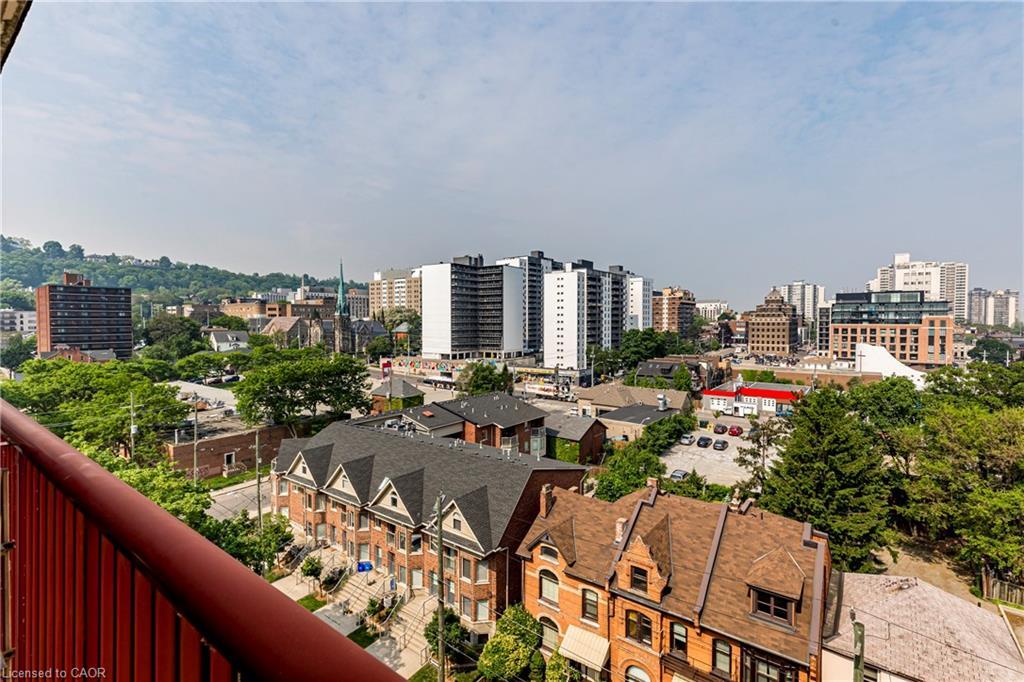 902-141 Catharine Street S, Hamilton, ON - Outdoor With Balcony With View