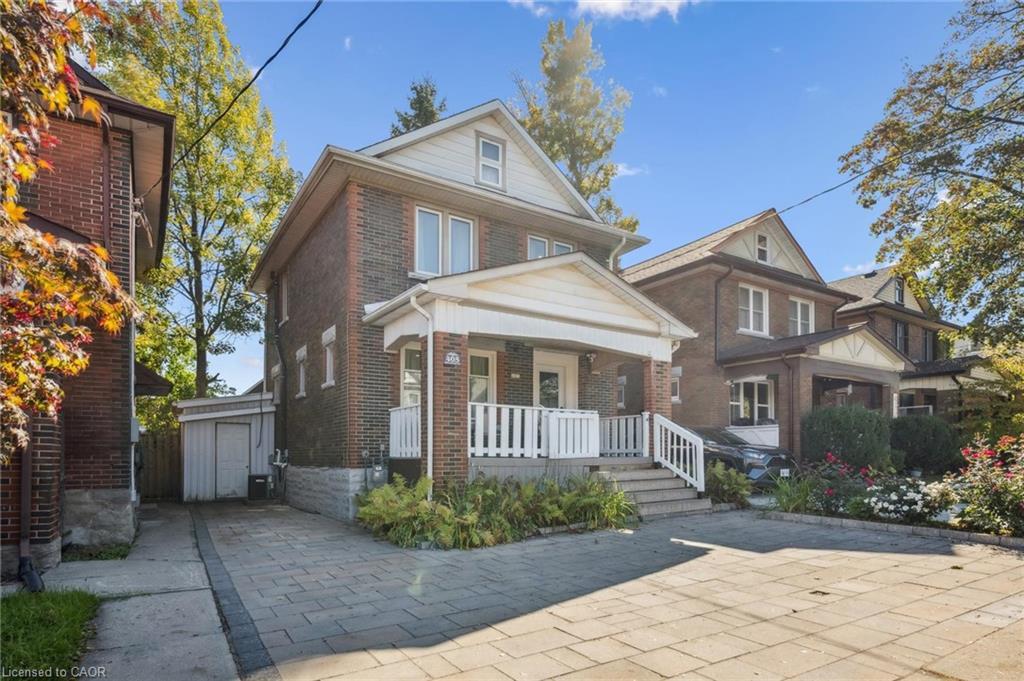 405 Wellington Street N, Kitchener, ON - Outdoor With Deck Patio Veranda With Facade