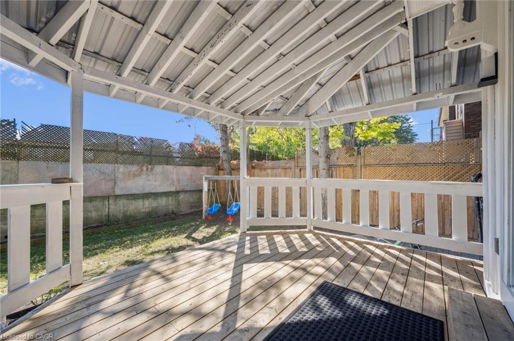 405 Wellington Street N, Kitchener, ON - Outdoor With Deck Patio Veranda