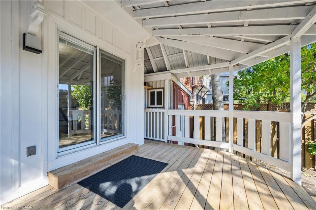 405 Wellington Street N, Kitchener, ON - Outdoor With Deck Patio Veranda With Exterior