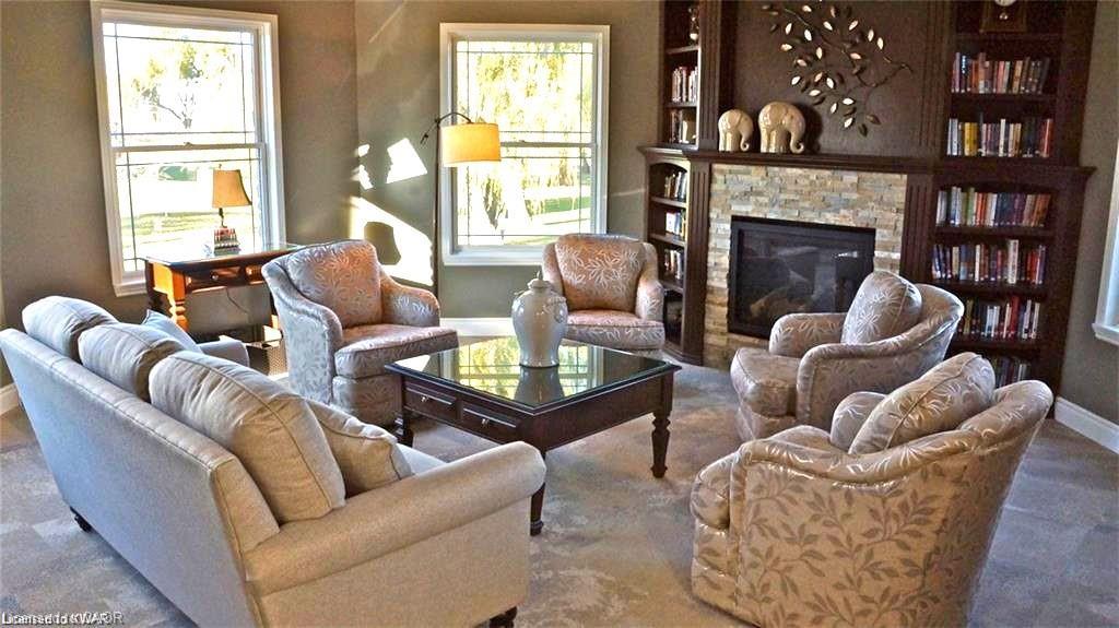 148-7 Maue Court, Baden, ON - Indoor Photo Showing Living Room With Fireplace